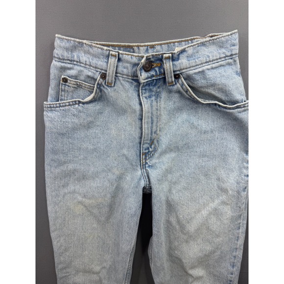 Levis 560 Vintage Student Fit Jeans Light Wash Orange Tab 25x29 High Rise 90s - Picture 6 of 13